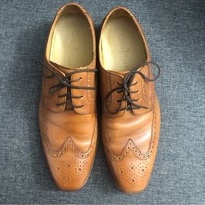 Cole Haan Tan Wingtip Oxford
